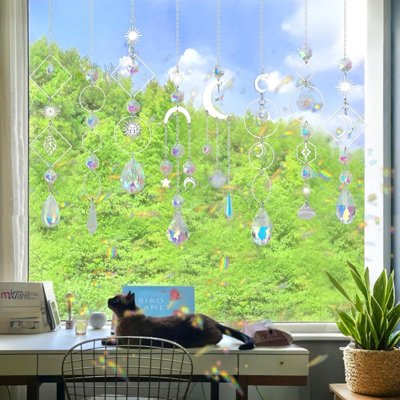 Worgree 228pcs Sun Catcher Kits for Adults, DIY Arts and Crafts for Women Prism Crystal Suncatchers Indoor Window Hanging Ornaments Decor for Home Gifts for Mother Wife Daughter - Image 3